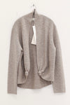 SWAYING 25 Autumn and Winter Lapel Twisted Cashmere Blend Cardigan SW-SW25AW1T33C2S2-TUO Camel